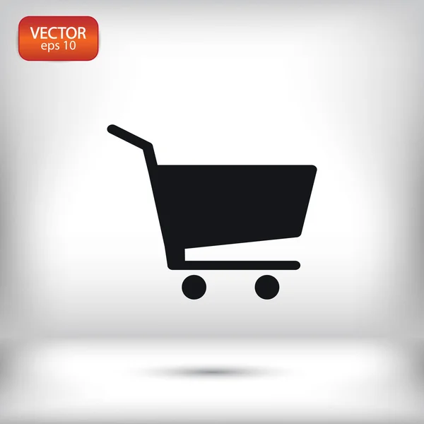 Ícone do carrinho de compras — Vetor de Stock