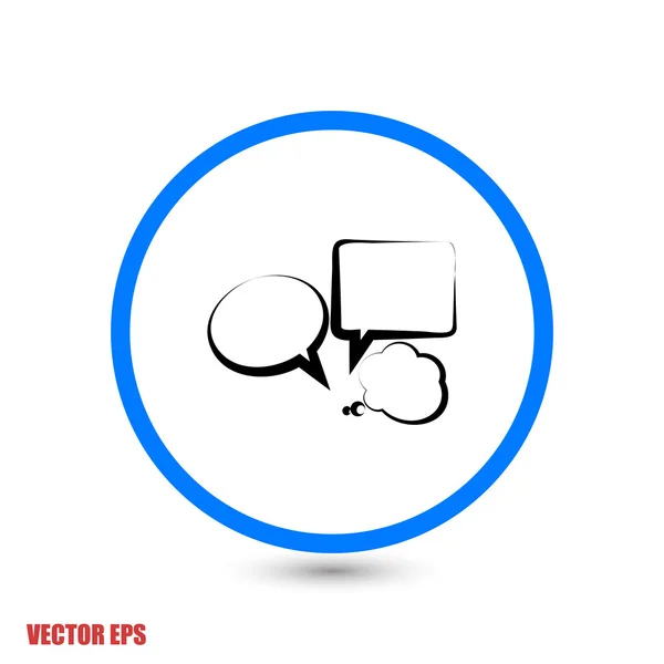 Bule de vorbire pictogramă — Vector de stoc