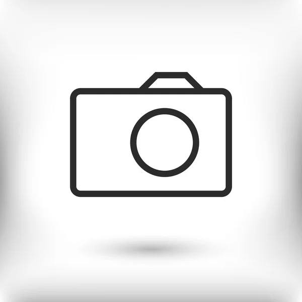Επίπεδη εικόνα κάμερας — Διανυσματικό Αρχείο