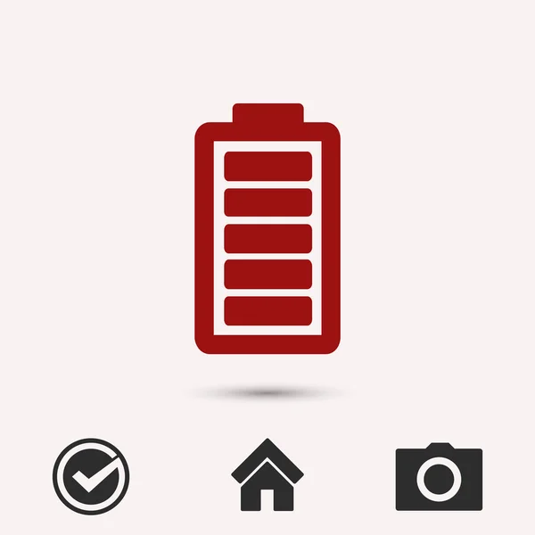 Batterij lading pictogram — Stockvector