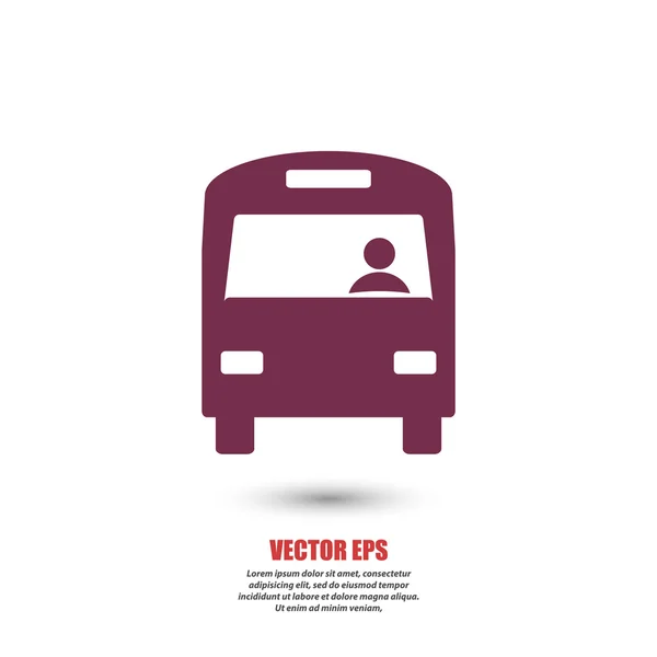Design von Bussymbolen — Stockvektor