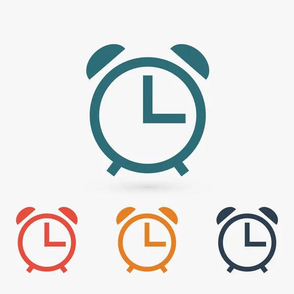 Icono del reloj despertador — Vector de stock