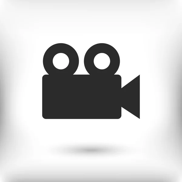 Icono de cámara de vídeo — Vector de stock