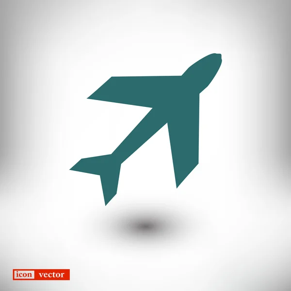 Desenho do símbolo do avião — Vetor de Stock