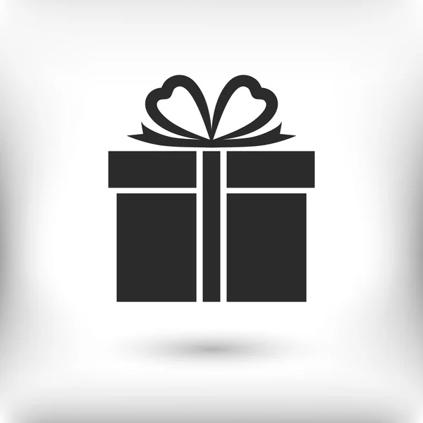 Icono de caja de regalo — Vector de stock