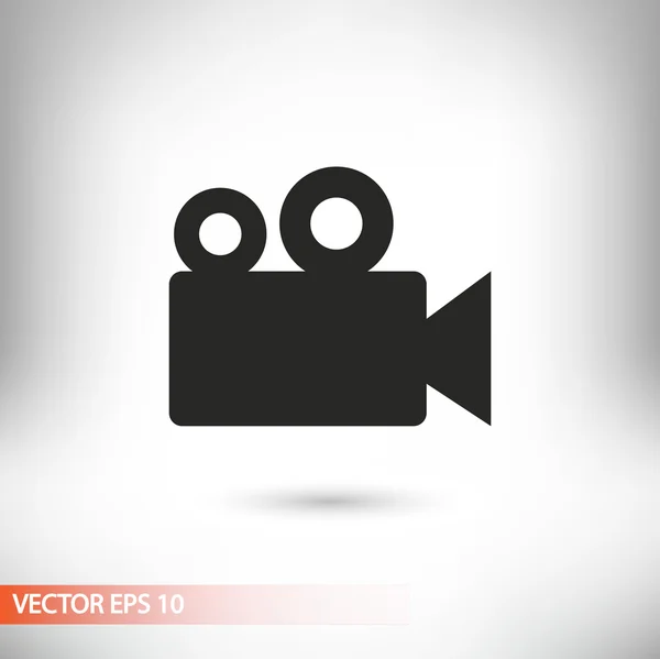 Icono de cámara de vídeo — Vector de stock