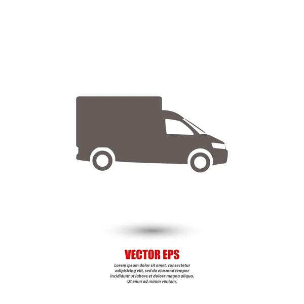 Illustration icône camion — Image vectorielle