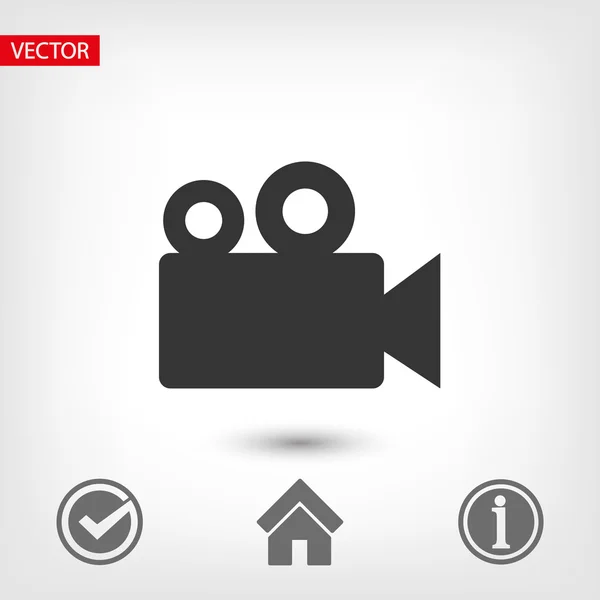 Videokamera-Symbol — Stockvektor