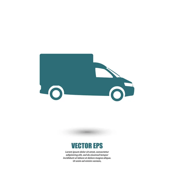 Illustration zur Truck-Ikone — Stockvektor