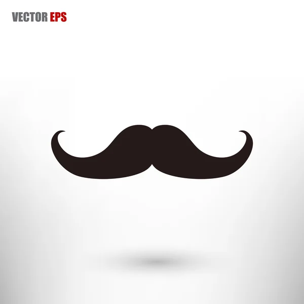 Ilustração do ícone do bigode . —  Vetores de Stock