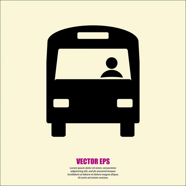 Design de ícone de ônibus — Vetor de Stock