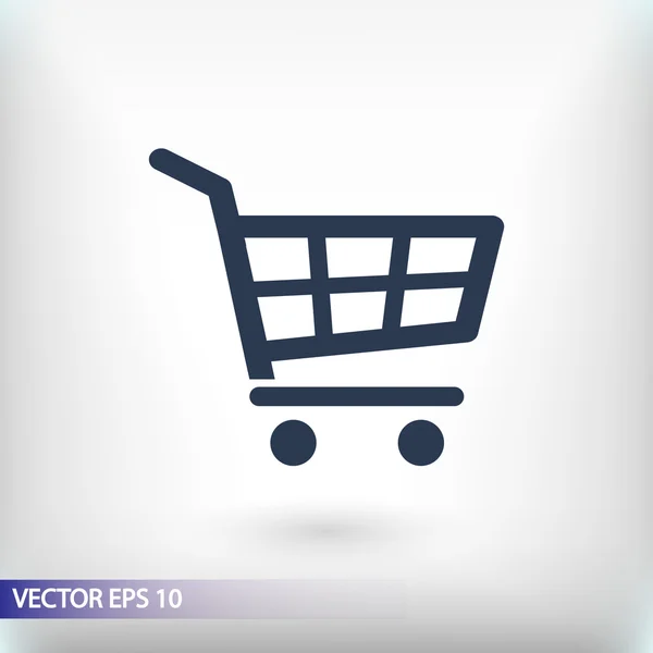 Ícone do carrinho de compras — Vetor de Stock