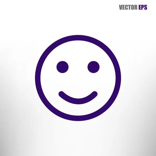 Ilustração do ícone do sorriso . —  Vetores de Stock