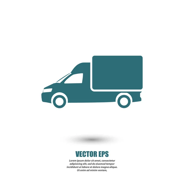 Illustration zur Truck-Ikone — Stockvektor