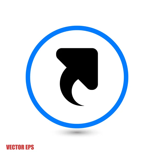 Icono flecha arriba — Vector de stock