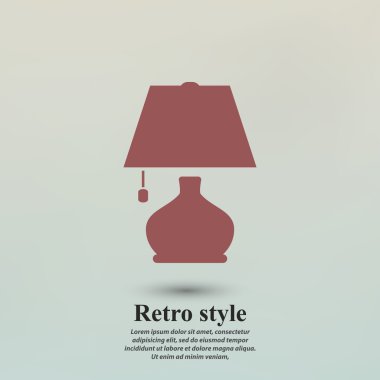 Lamba düz tasarım simgesi