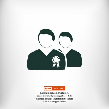 İş adamları simgesi