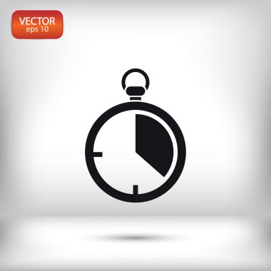 Kronometre simgesi tasarım