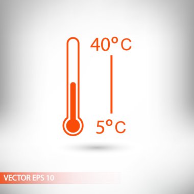 Termometre simgesi tasarım