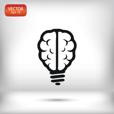 Ampul beyin simgesi