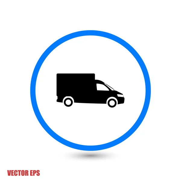 Illustration zur Truck-Ikone — Stockvektor