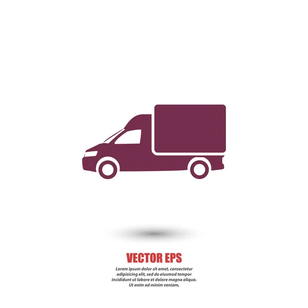 Ilustração ícone caminhão — Vetor de Stock