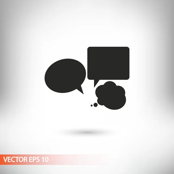 Speech bubbles icon — Stock Vector