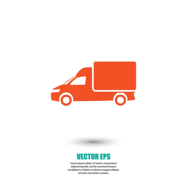 Illustration zur Truck-Ikone — Stockvektor