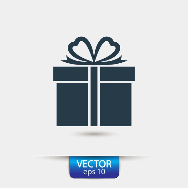 Значок подарка — стоковый вектор