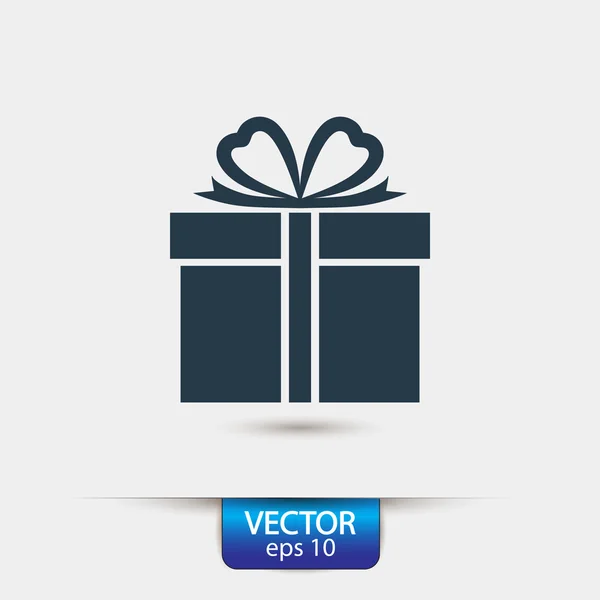 Icono de caja de regalo — Archivo Imágenes Vectoriales