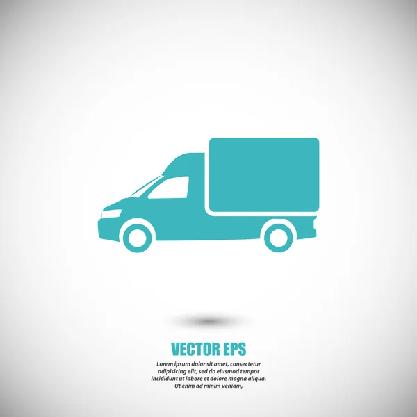 Illustration icône camion — Image vectorielle