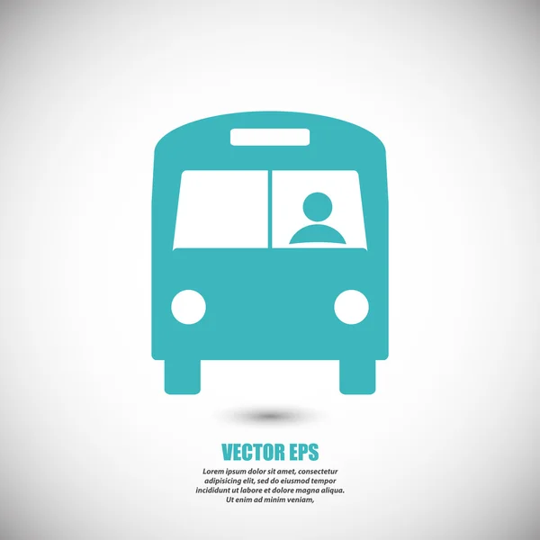 Design de ícone de ônibus — Vetor de Stock