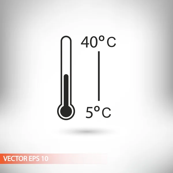 Design icona termometro — Vettoriale Stock