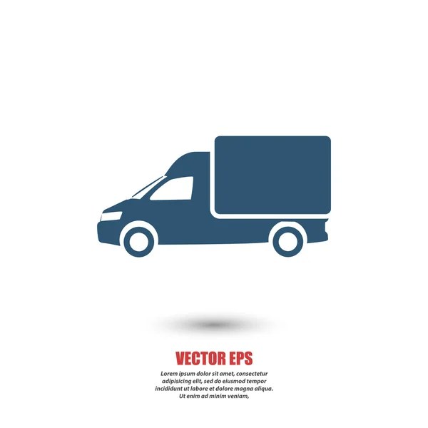 Illustration icône camion — Image vectorielle