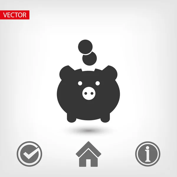 Geld vak pictogram — Stockvector