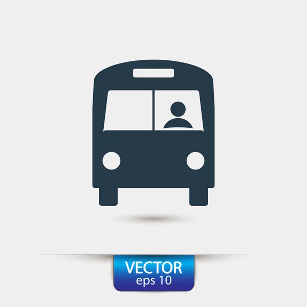 Bus pictogram ontwerp — Stockvector