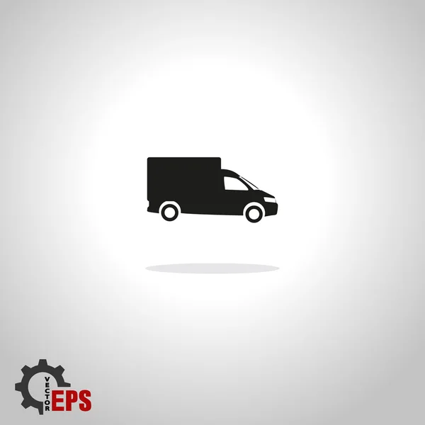 Vrachtwagen pictogram illustratie — Stockvector