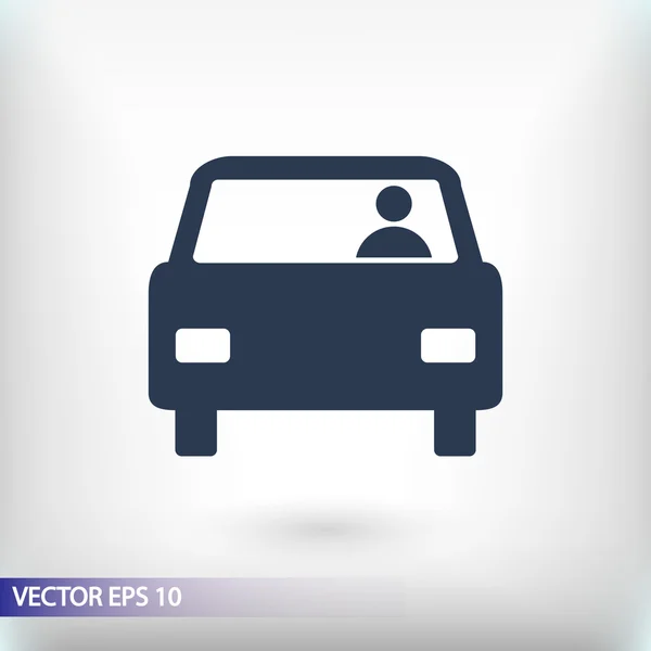 Desain ikon mobil - Stok Vektor