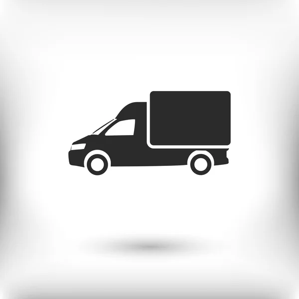 Vrachtwagen pictogram illustratie — Stockvector