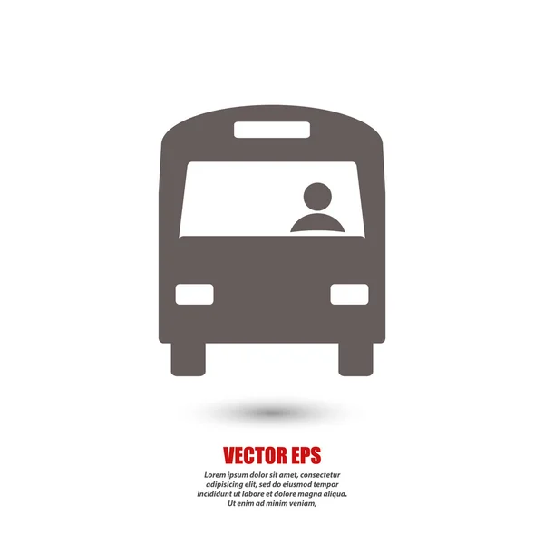 Design de ícone de ônibus — Vetor de Stock