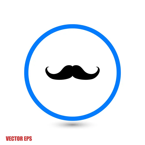 Ilustração do ícone do bigode . —  Vetores de Stock