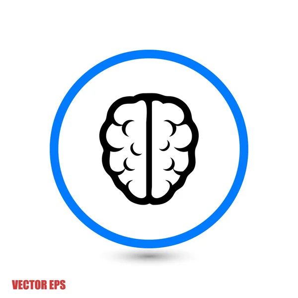 Ilustração ícone do cérebro — Vetor de Stock
