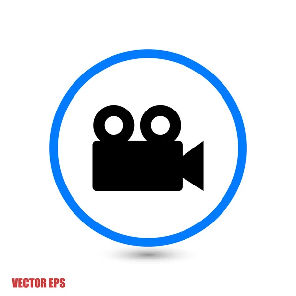 Video camera-icoontje — Stockvector