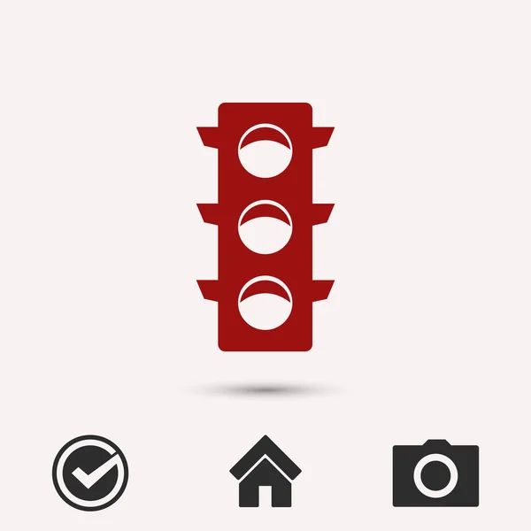 Traffic lights icon — Stock Vector