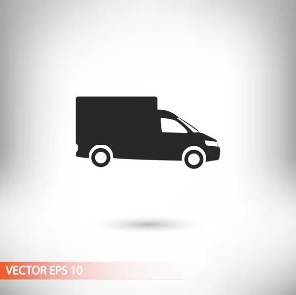 Vrachtwagen pictogram illustratie — Stockvector