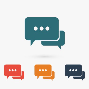 konuşma balonları simgesi