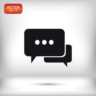 konuşma balonları simgesi