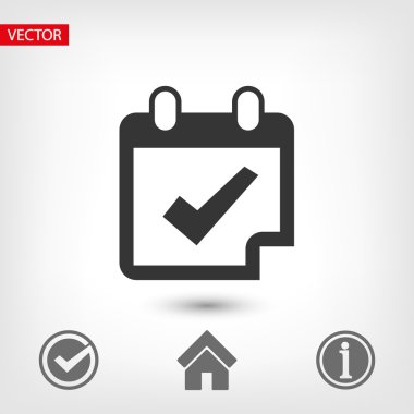 Takvim simge tasarlamak.