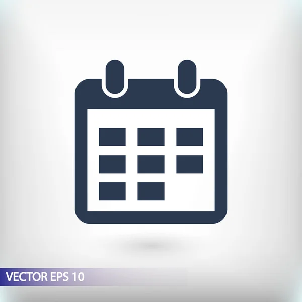 Obrázek ikony kalendáře. — Stockový vektor