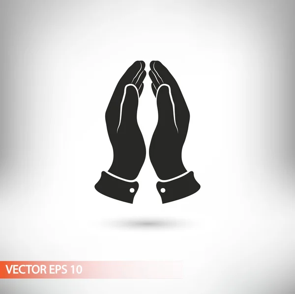 Ref-praying hands — стоковый вектор